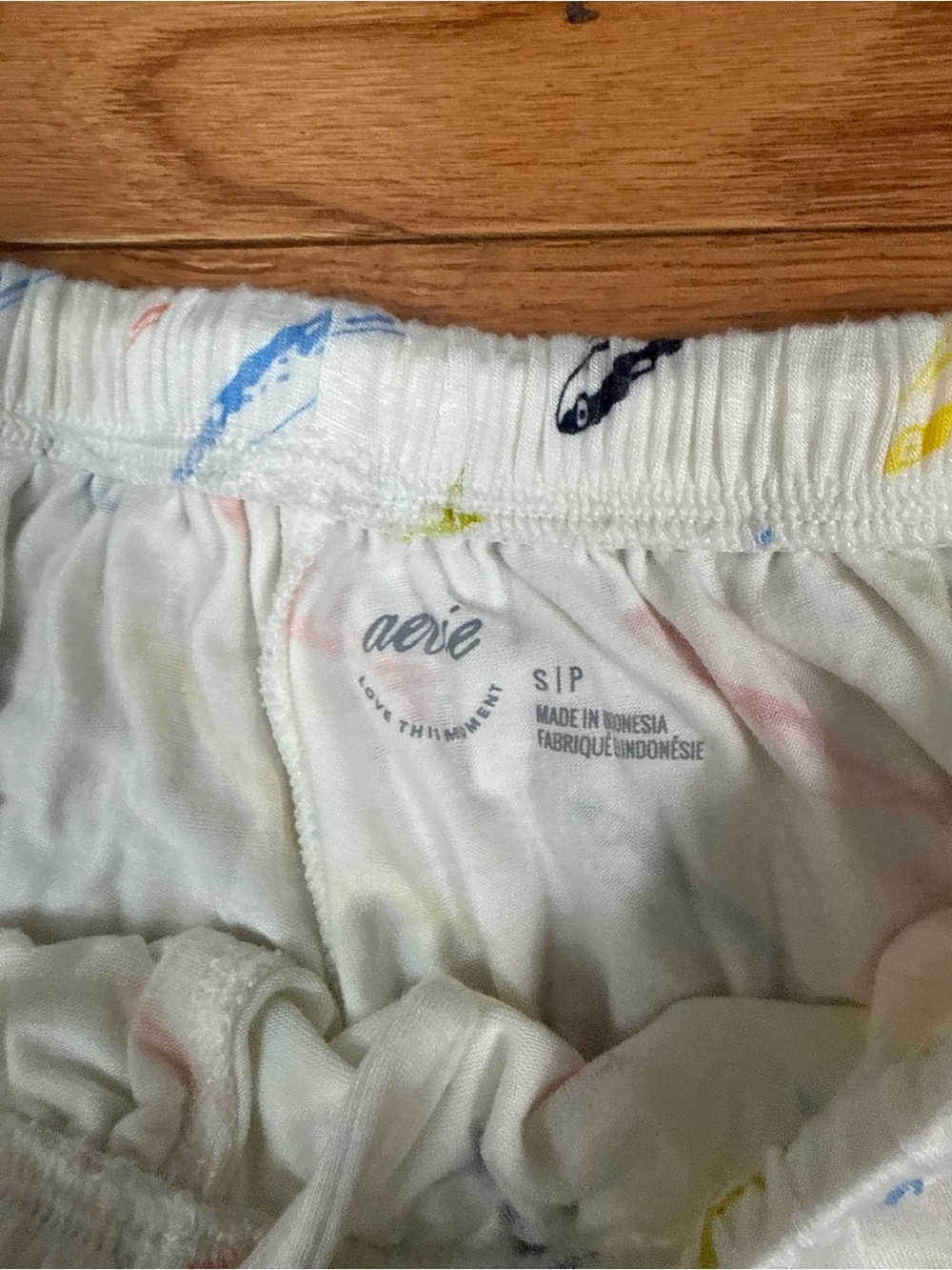 Aerie Real Soft Sardine Print Pajama Set Fisherman - Picture 6 of 10